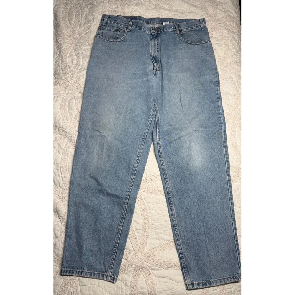 Levi's 560 Vintage Y2K Jeans Grunge Dad Workwear Light Wash Loose Fit Mens 40x32